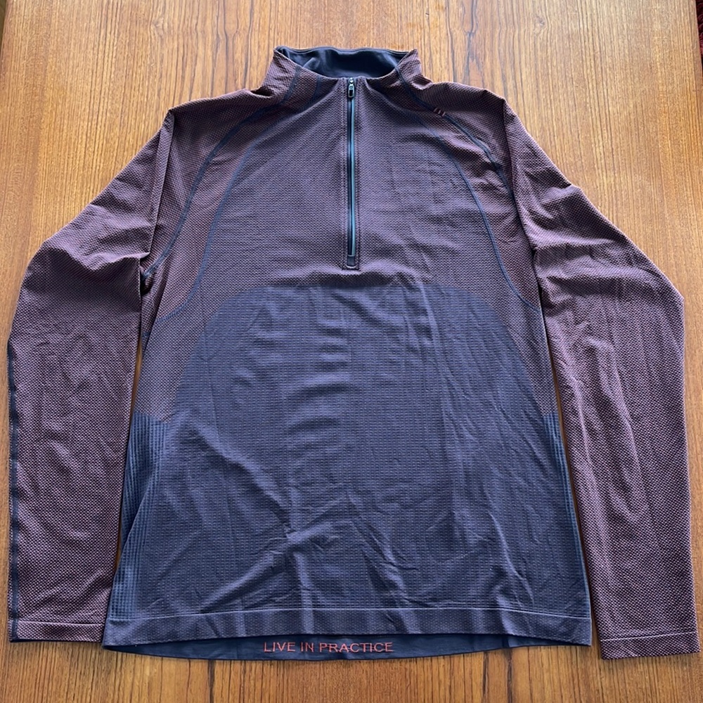 Lululemon Men’s Large Metal Vent Tech 2.0 1/2 Zip